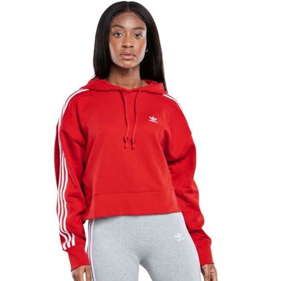 Adidas Adicolor Cropped Hoodie - Picture 6 of 15